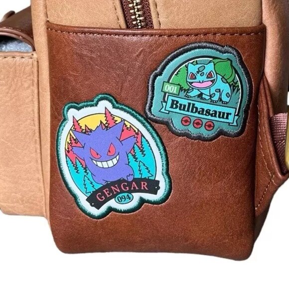 NWT Loungefly Pokémon Camper Patch Backpack & Wallet Set - Picture 4 of 7